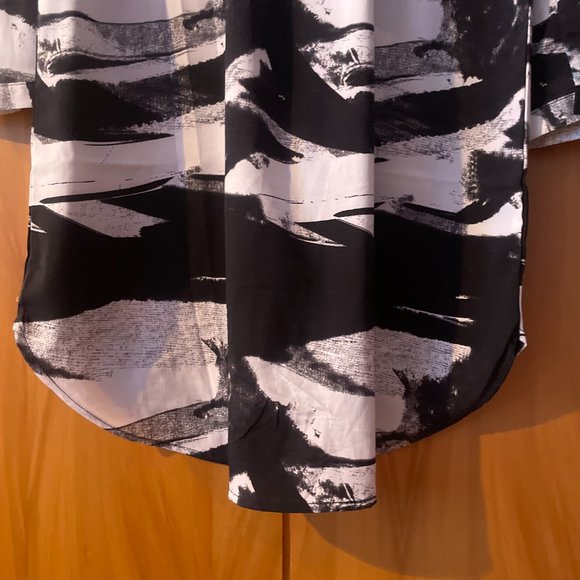 JDY Shirt Dress Black and White sz. 34 - Picture 7 of 11